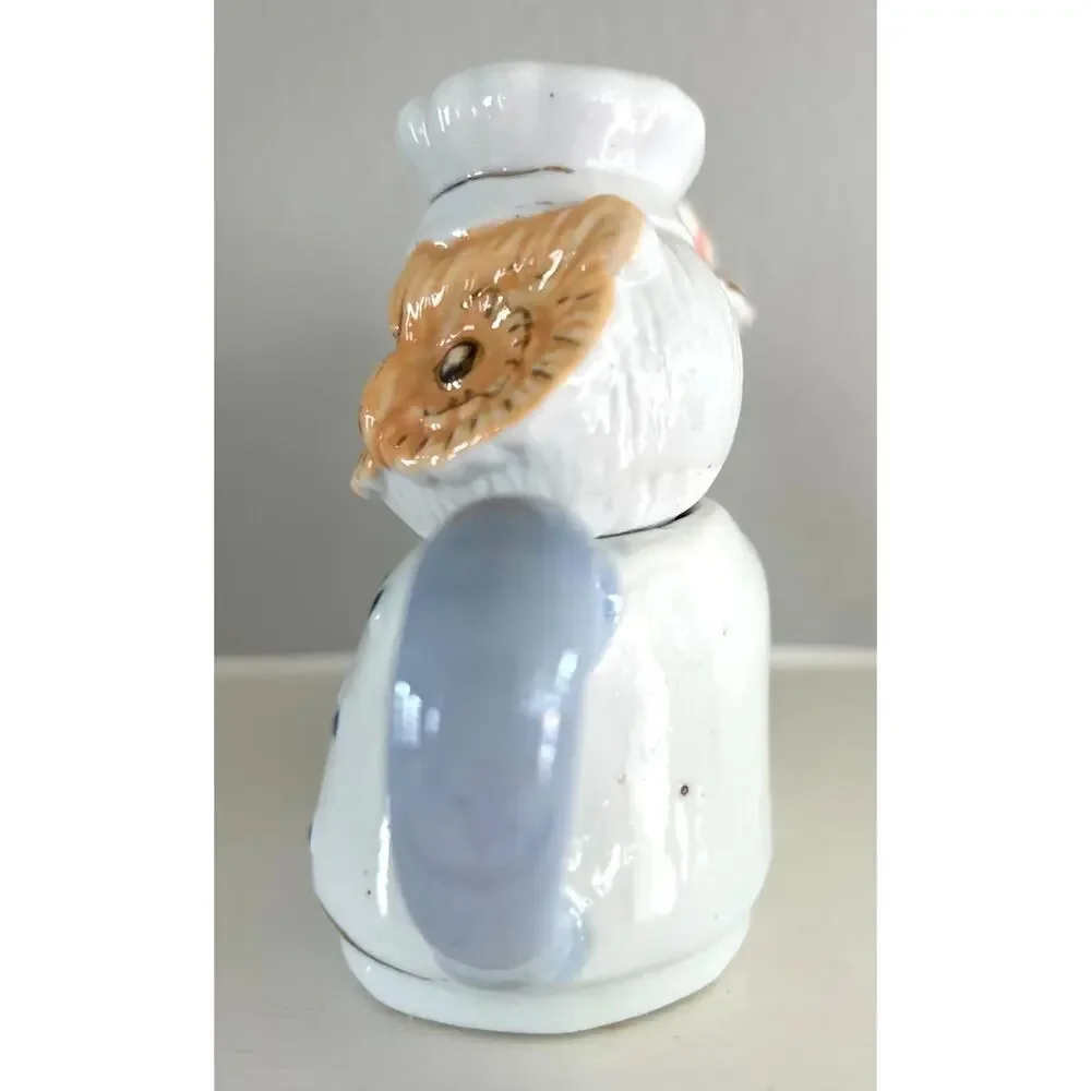 Vintage Kitchy Porcelain Mr & Mrs Owl Teapot Kitchen Stovetop Decor Collectible
